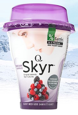 Skyr skogsbær og vanilje