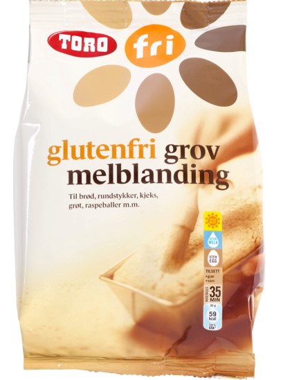 Toro glutenfritt grovt mel