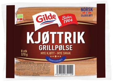 Gilde kjøttrike grillpølser