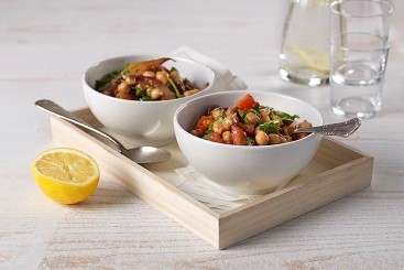 Kikertgryte med oregano og tomat