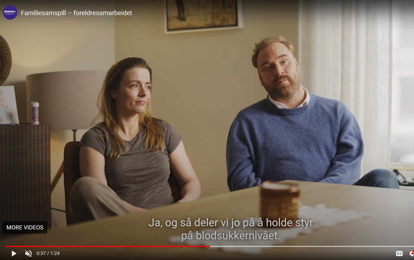 Videoklipp av foreldre som snakker